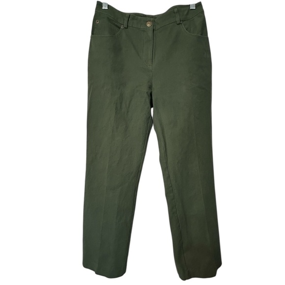 St. John Olive Green Pants - Picture 2 of 8